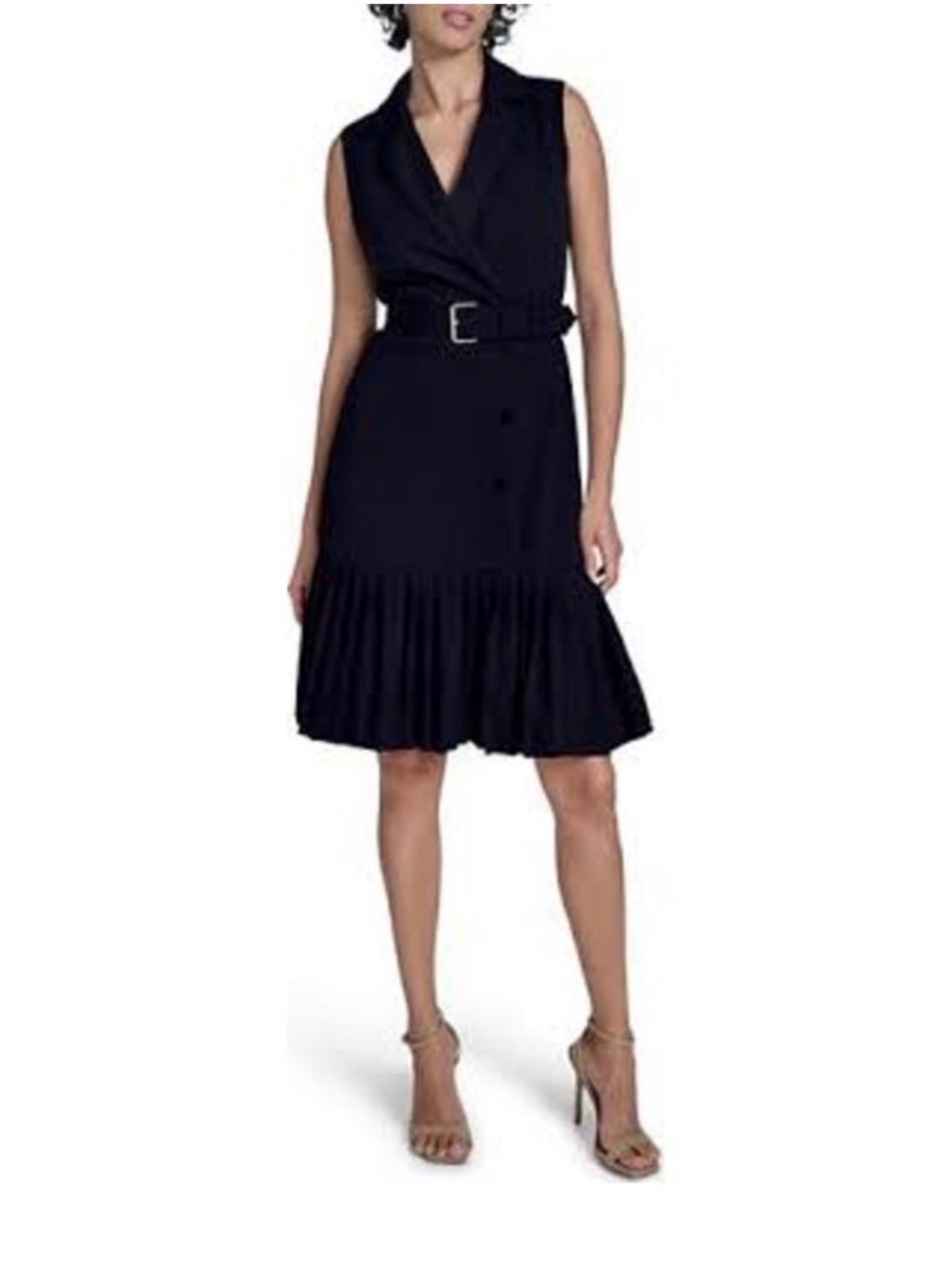 Navy Blue Calvin Klein Vested Dress